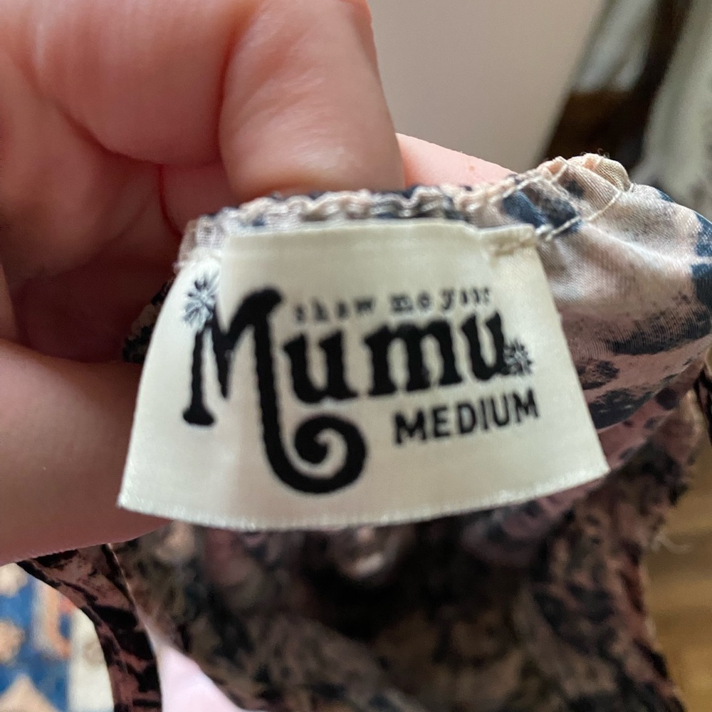 Show me your Mumu snake skin wide leg jumpsuit- Size Medium